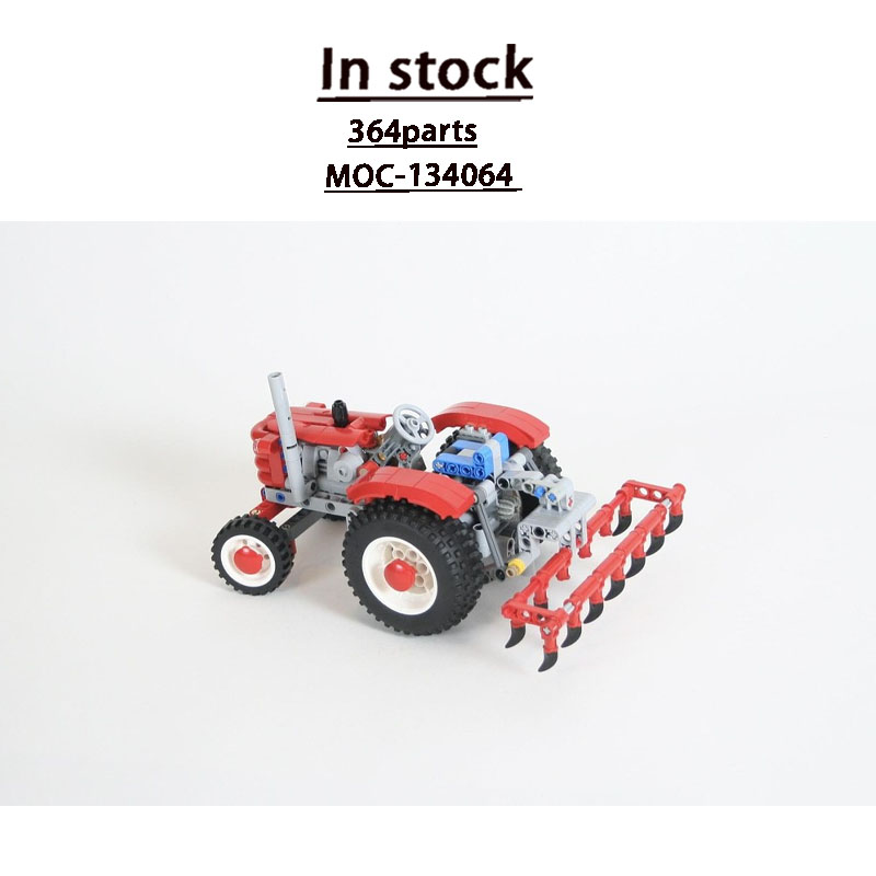 Urban Farming Building - MOC-134064 Model Blok Bangunan Traktor Retro