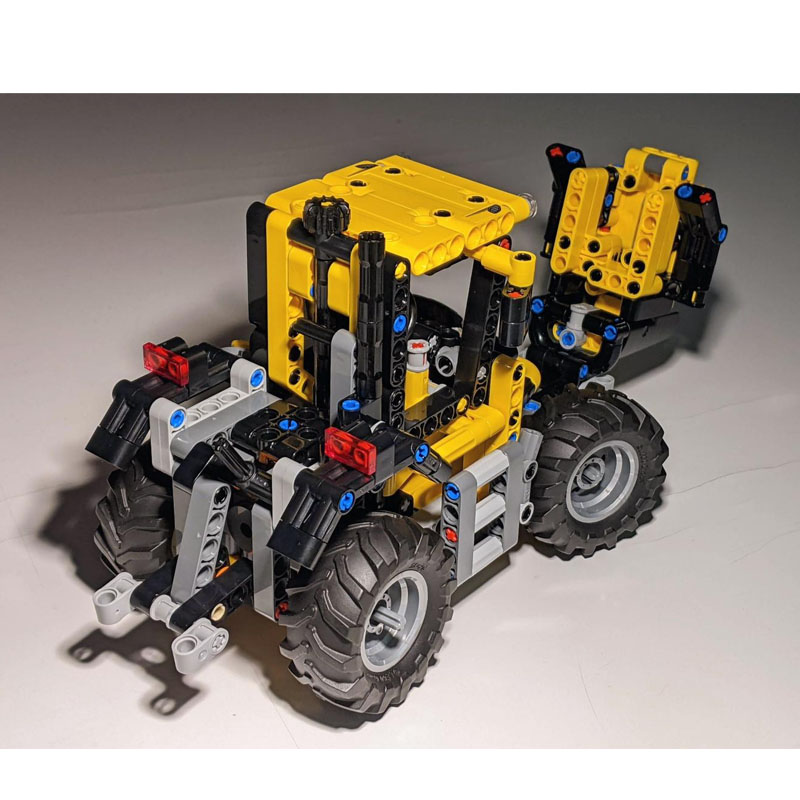 Urban Farming Building - MOC-87483 Model Blok Bangunan Traktor Kuning