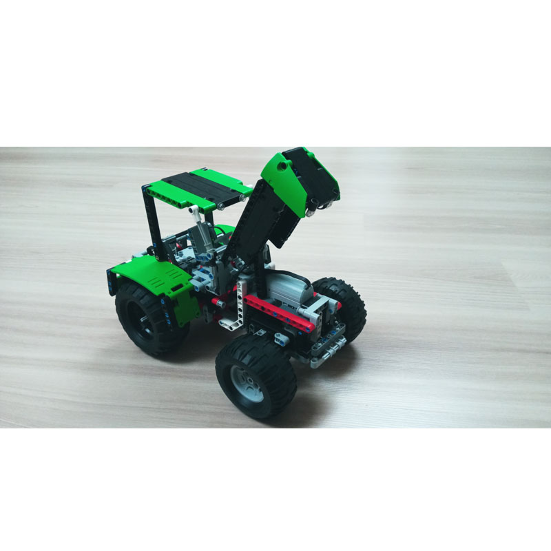 Urban Farming Building - MOC-80667 Model Blok Bangunan Traktor Pertanian